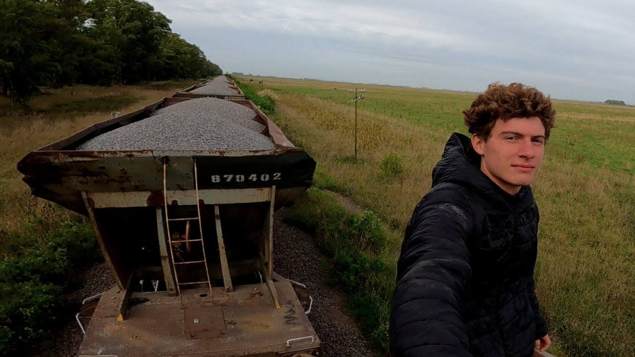 Viajando como un croto por Buenos Aires, Argentina. Train hopping