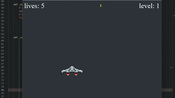 Python basic space invaders