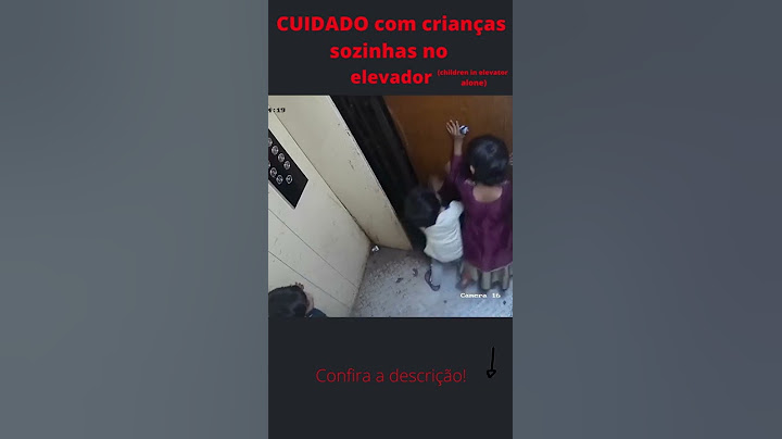 Crianças no elevador(ACIDENTES *IMAGENS FORTES*) #shorts