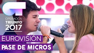 Video thumbnail of ""TU CANCIÓN" - Alfred y Amaia | Primer pase de micros para la GALA EUROVISIÓN | OT 2017"