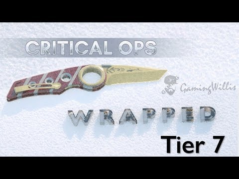 TIER 7 KNIFE SKIN!! (Winterfest Crate Opening) [Critical Ops, Episode 32]