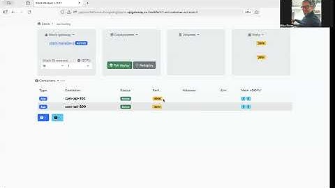 Stack Mgr beta in light mode and using the new Gateway routes editor