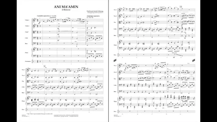 Ani Ma' Amin arranged by John Leavitt