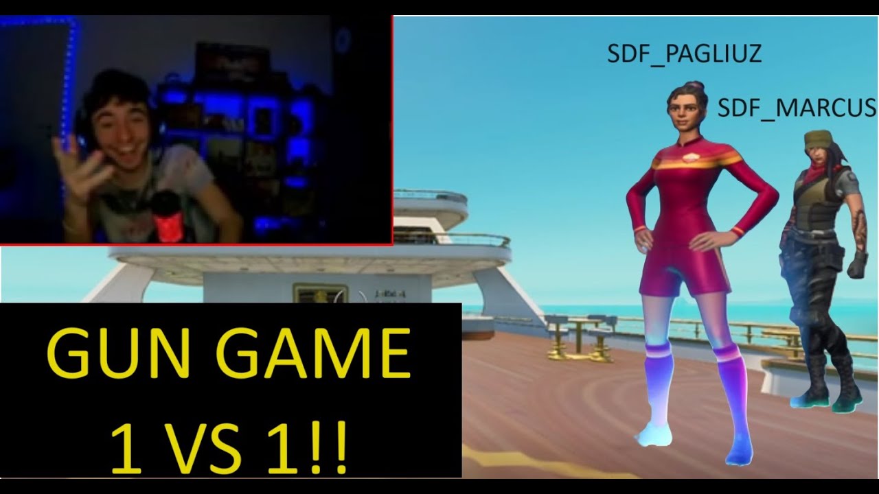 FORTNITE GUN GAME - SDF_PAGLIUZ VS SDF_MARCUS | IL VIDEO PIU' DIVERTENTE DEL CANALE!!