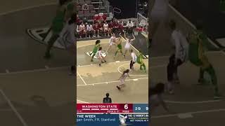 Maddie Scherr Baseline Eurostep Oregon Womens Basketball