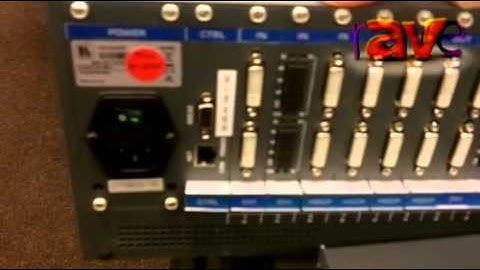 E4 AV Tour: Kramer Features 32x32 Modular Matrix Switcher