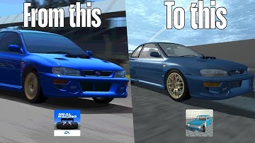 How I make mod for Simple Car Crash Physics Simulator with Real Racing 3 model 