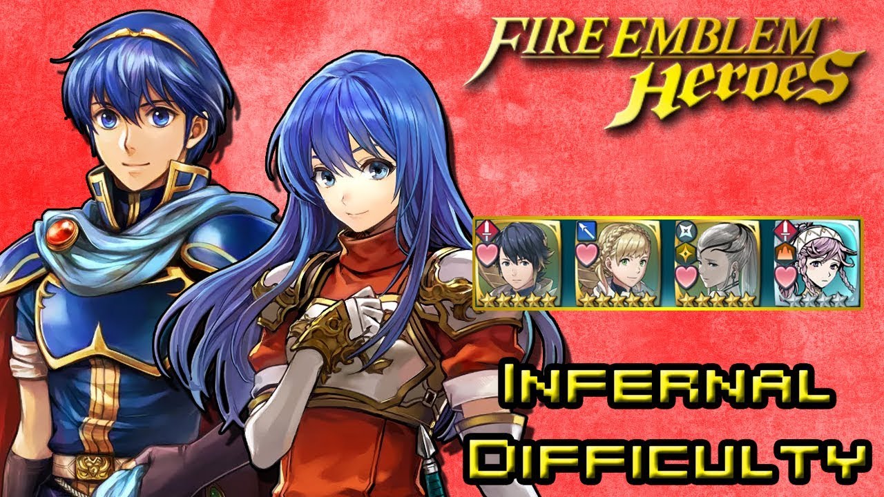 Fire Emblem Heroes (Bound Hero Battle | Marth & Caeda | Infernal Difficulty)