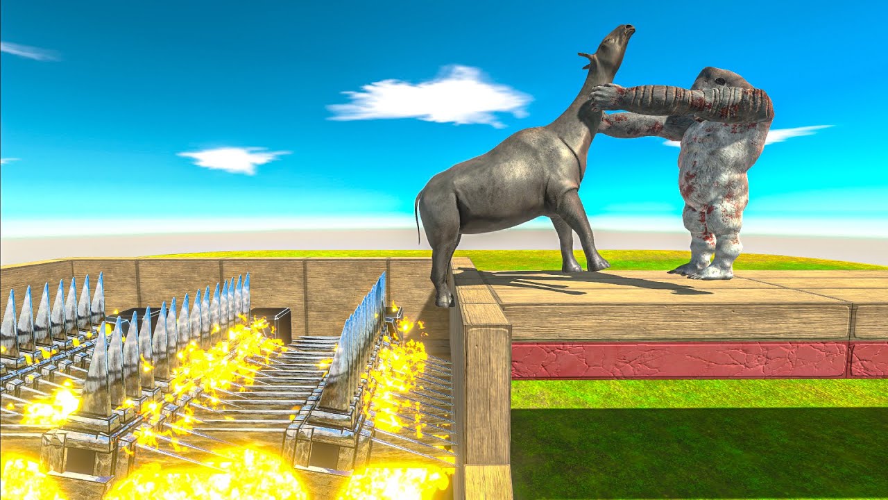 Горо наносит легендарный удар - симулятор боя Animal Revolt