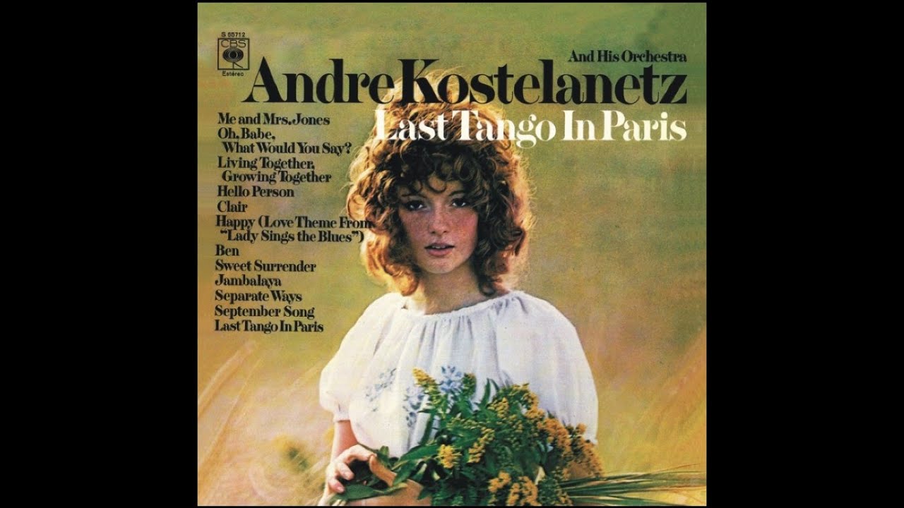 8D 🎻Andre Kostelanetz 🎹 Last Tango In Paris 🎻  Relaxing Instrumental Music 🍀 Música Instrumental  🍀