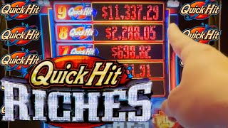 УСПЕШНО СПРАВИЛСЯ!! Слот Quick Hit Riches - МАКСИМАЛЬНАЯ СТАВКА