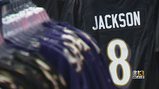 Lamar Jackson Jerseys Sell Out On First Day Of Ravens PopUp Store