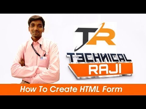 How To Create HTML Form (Step by Step) Easy HTML Tutorials