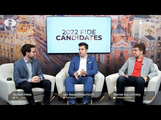 2022 Candidates Round 1: A confident start for Nepomniachtchi and