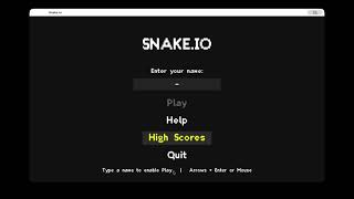 Snake io — OOP2 Final Project Demo