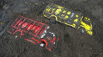 Mencari Miniatur Truk Oleng Si Aa Zafran, Bos Cilik Terkubur Pasir