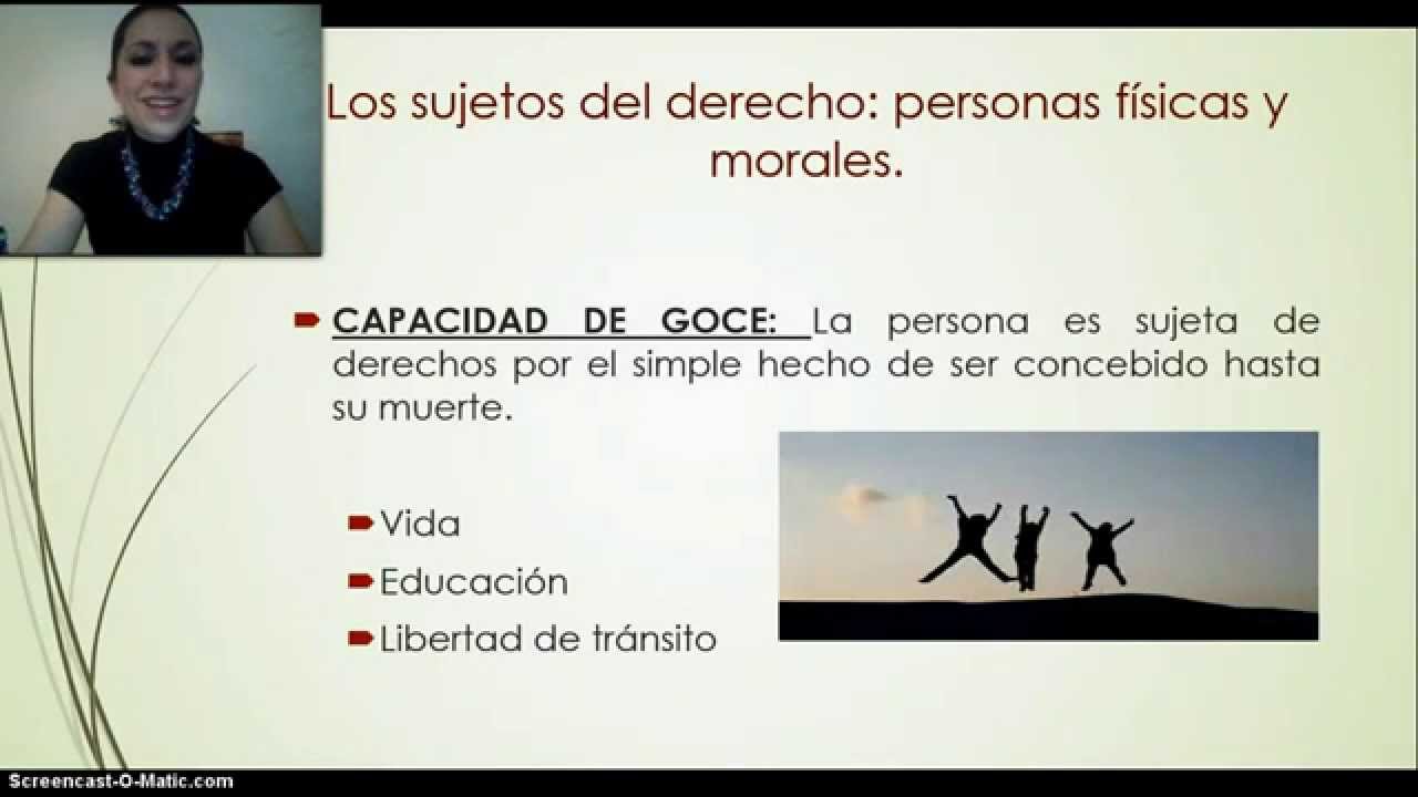 Sujetos Del Derecho YouTube
