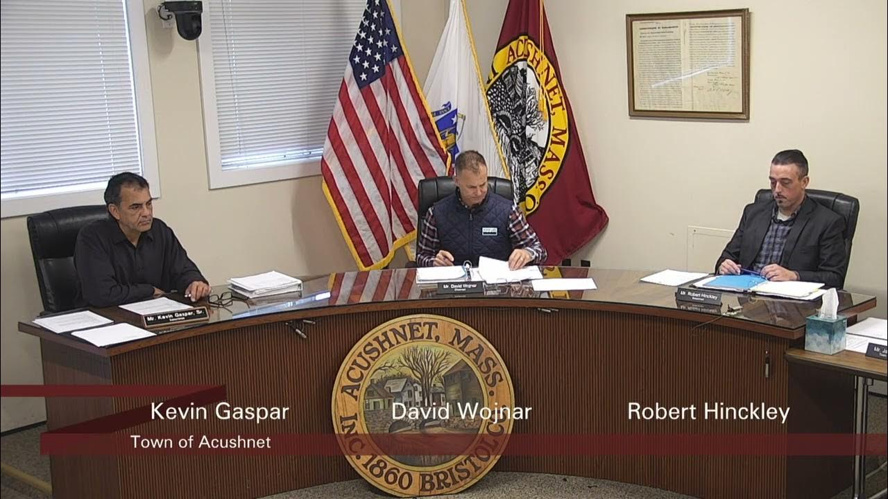Board of Selectmen Nov. 1st 2022 YouTube
