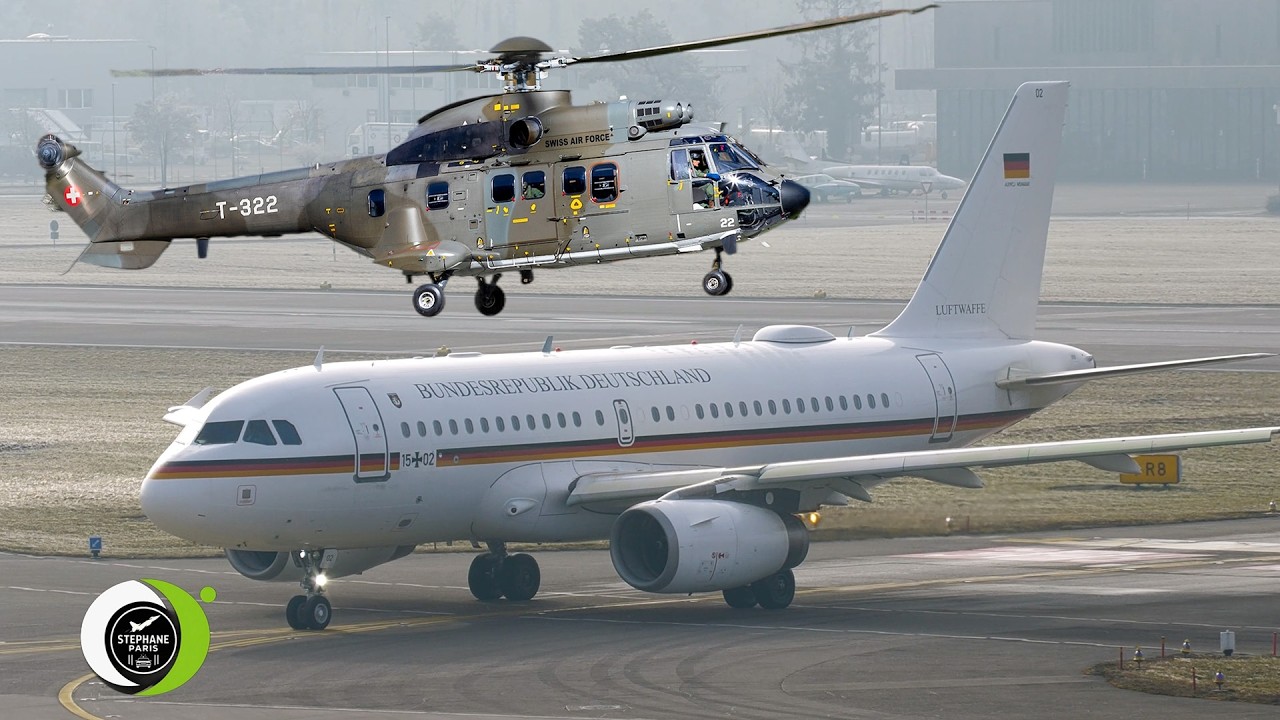 German Chancellor official arrival Davos high security