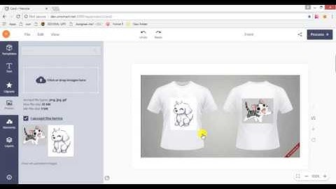How to insert photo in Woocommerce product designer plugin