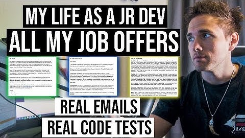 MY LIFE AS REAL JR. DEVELOPER | ALL JOB OFFERS & PROJECTS | SALARIES INCLUDED - #grindreel