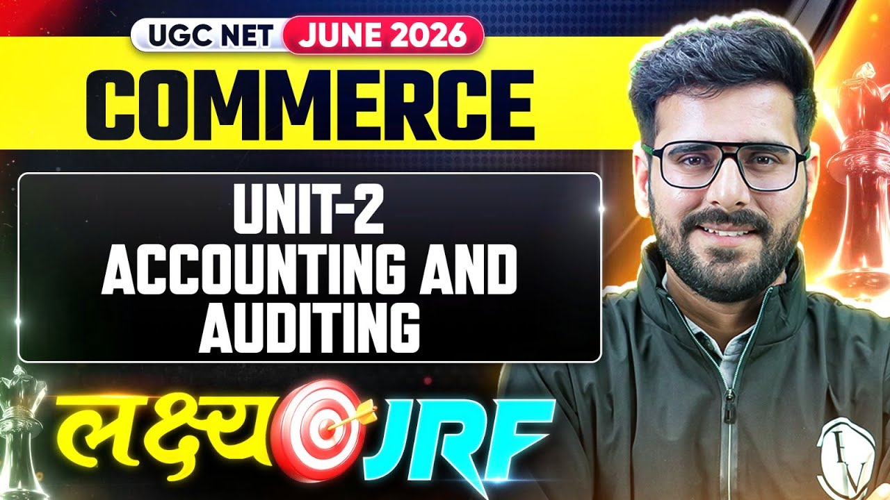 UGC NET Commerce 2026  | UGC NET Commerce Accounting & Auditing