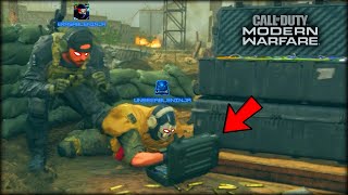 The Ultimate Ninja Squad in Modern Warfare! (Double Cross Map, Trolling Noobs) Ft. ErasableNinja