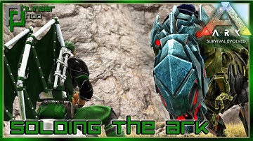 THIS HAS TO BE THE UGLIEST TEK REX IN ARK! Soloing the Ark S5E160