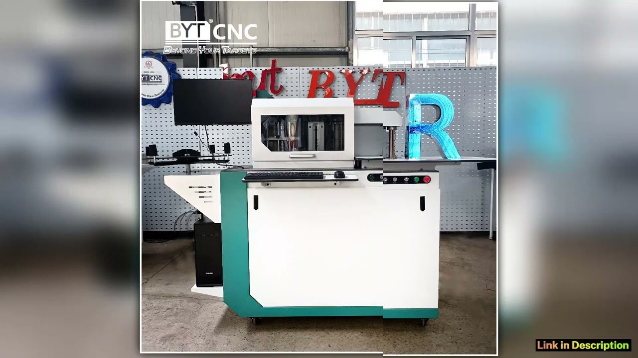 BYTCNC Automatic Channel Letter Bending Machine 3D Letter Bender for Aluminum channel letter