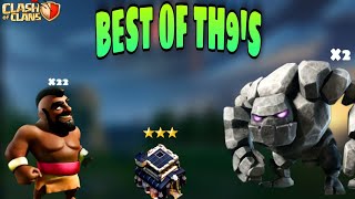 BEST EVER TH9 ATTACK STRATEGY | GOHOGGS | COC