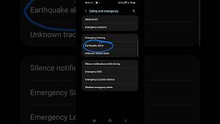 How to enable Earthquake alert in Android phones. screenshot 2