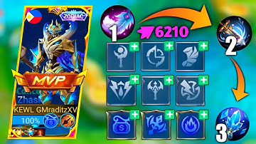 NEW ZHASK PERFECT EMBLEM THAT CAN ONE HIT DELETE EVERYTHING!!!(must try this) ZHASK BEST ITEM BUILD