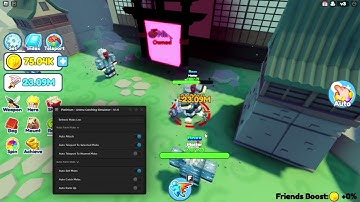 Best Anime Catching Simulator Script Gui  - Autofarm Mobs - Auto Sell - Auto Catch | Platinium Hub