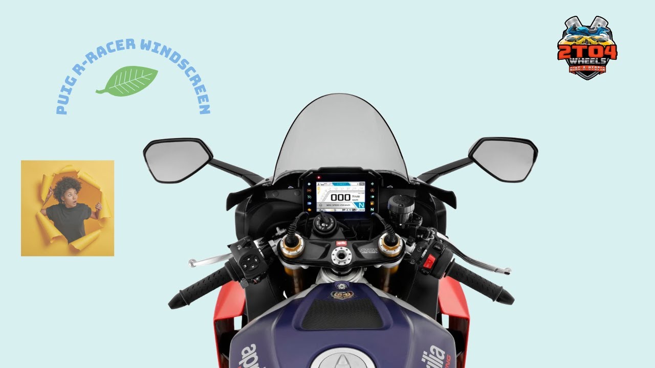 Puig R-Racer Bubble Windscreen install on the 2023 Aprilia RSV4 Factory