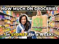 18 MEALS for $49 AUD - How Much I Spend on Food in a Week! Sydney Grocery Haul Weekly Vlog 2023