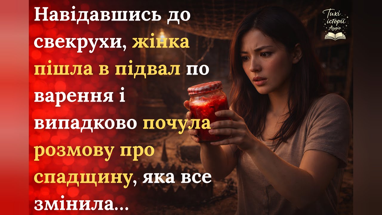 Розмова про спадщину в підвалі свекрухи змінила все...
