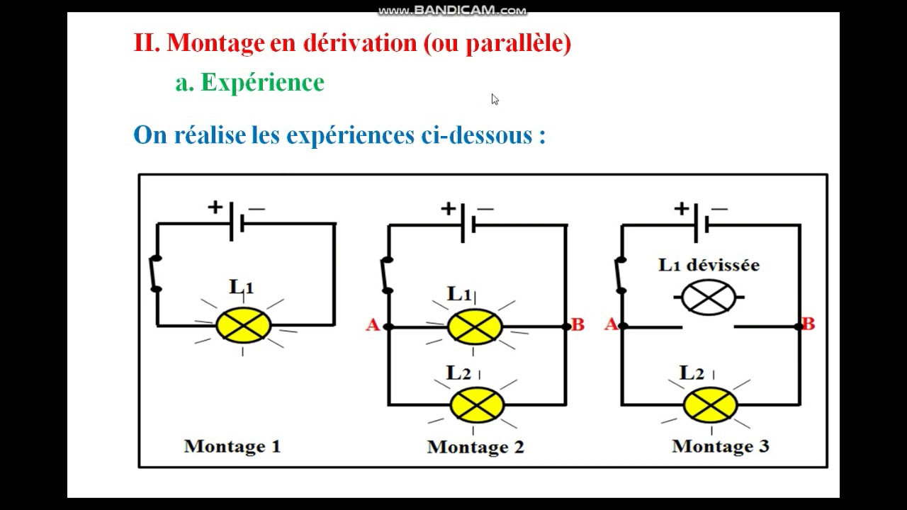 Montage en série et montage en parallèle (b'darija) 1AC التركيب على — free download