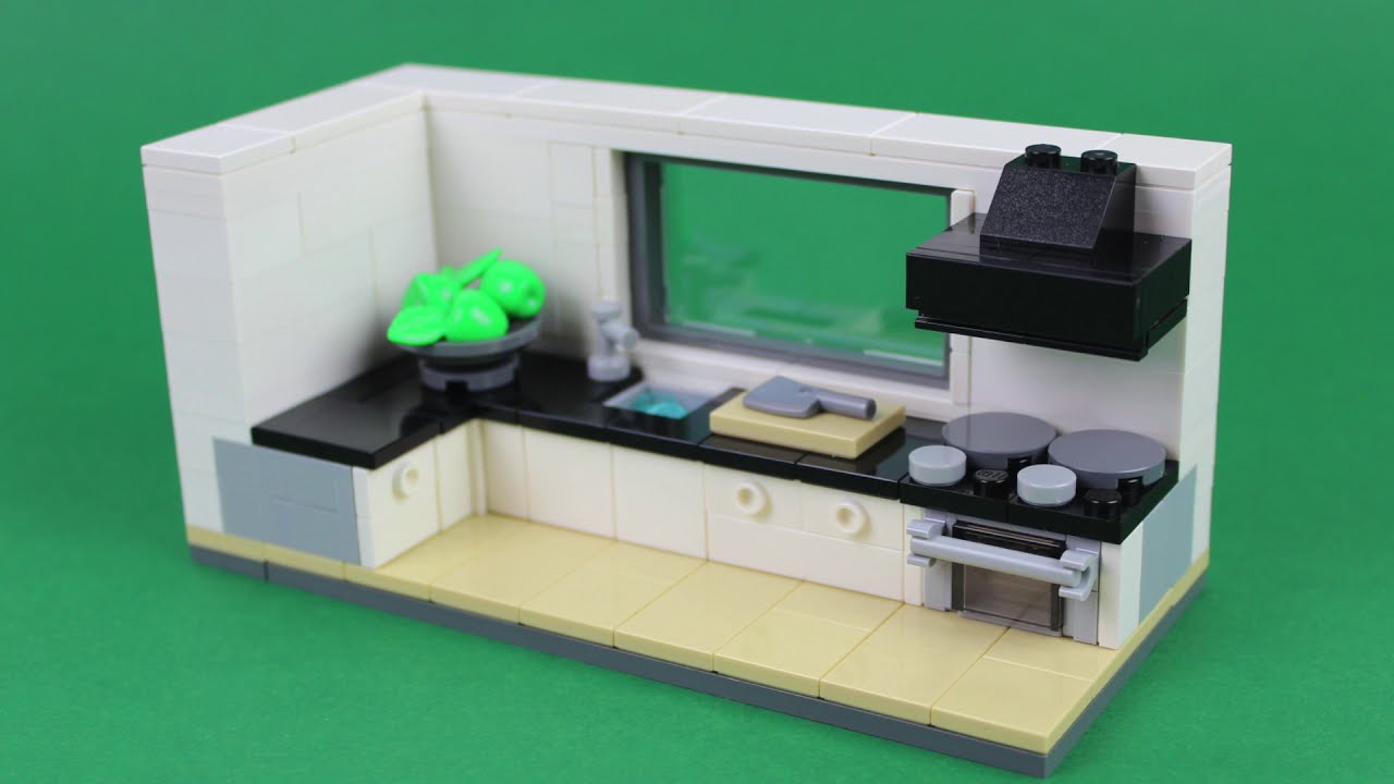 Arashigaoka Tidsplan velstand LEGO Kitchen (How to build) - YouTube