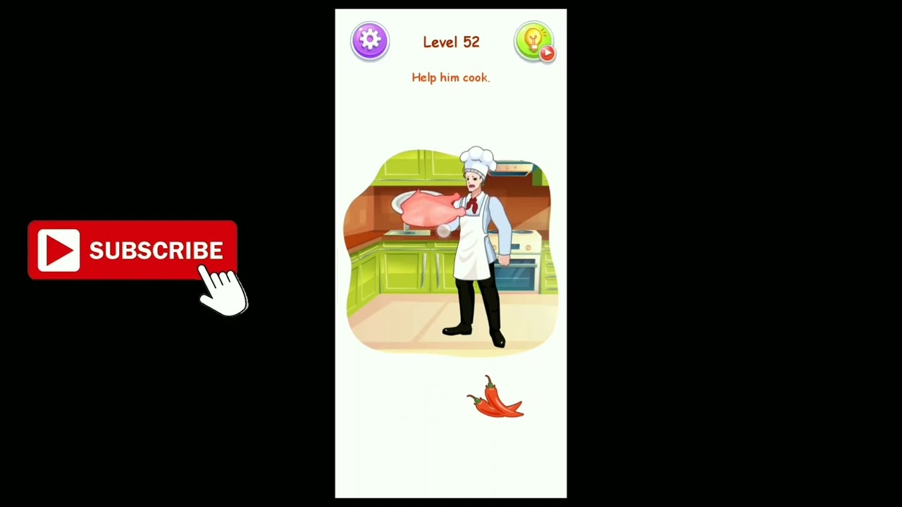 Brain Test: Nurse Story Puzzle Level 52 Help him cook