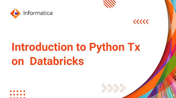 Introduction to Python Tx on  Databricks