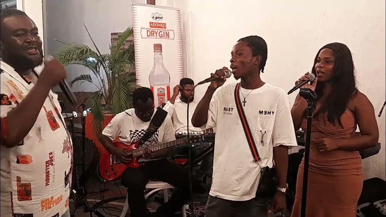 Kofi kinaata Songs performed by Ohene yere Mercy Asiedu's band at Dr