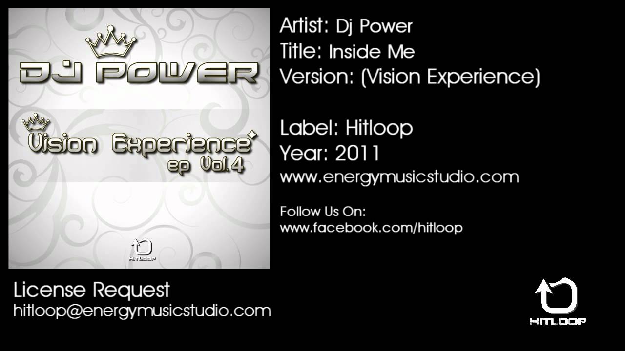 Dj Power - Inside Me (Vision Experience) (Hitloop Records)