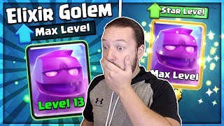 FULLY MAXED ELIXIR GOLEM UPGRADE & GAMEPLAY!! THIS IS INSANE!!