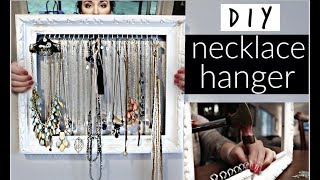 DIY Necklace Hanger ♡ EASY & CHEAP! ♡ Kristina Hailey