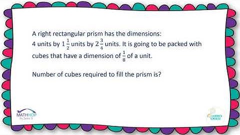 Volume fractional lengths video with sound