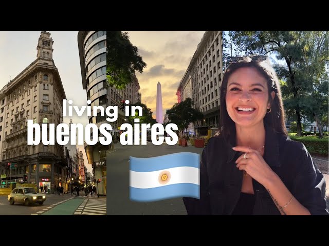 Travel vlog - LIVING IN BUENOS AIRES, ARGENTINA (vlog): moving, cost of living, thrifting, restaurants