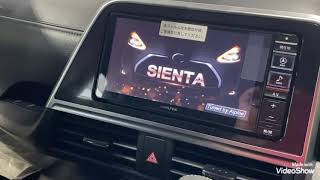 トヨタ　シエンタ　パノラミックビューモニター付きに、アルパインナビ取付け！