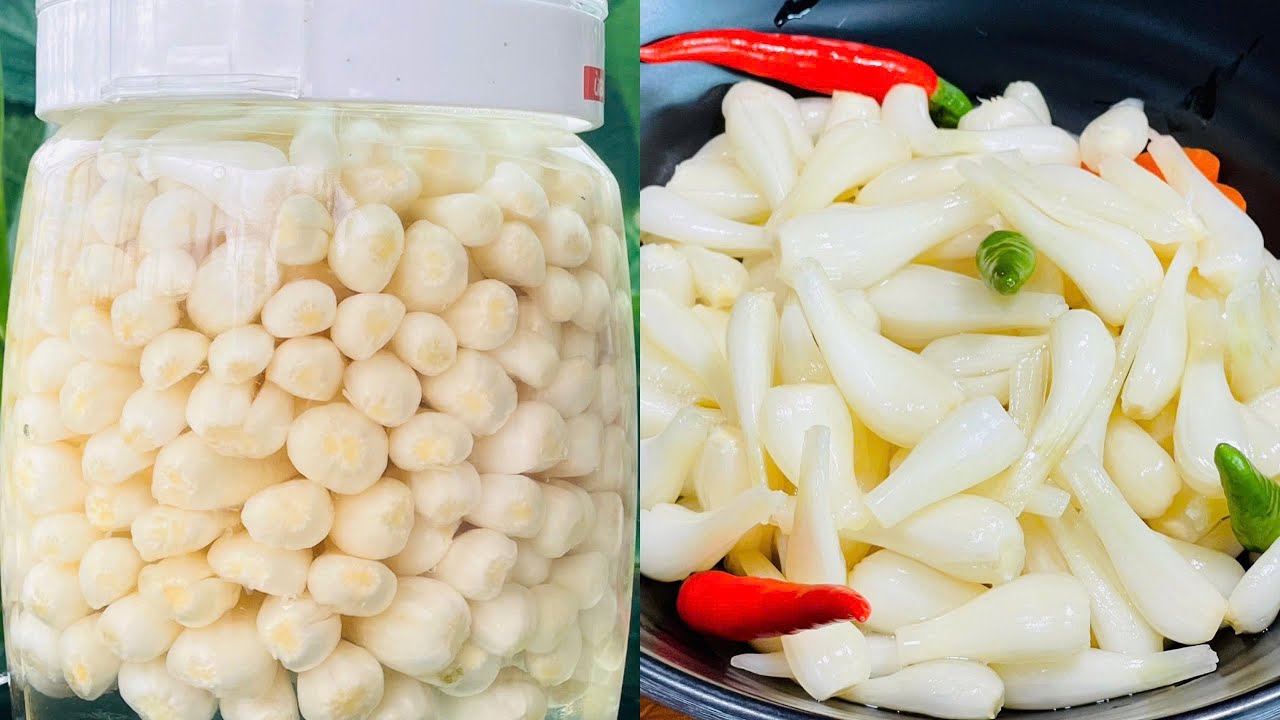 Ngâm kiệu cách này nhanh ăn giòn ngon trắng đẹp bảo quản được lâu