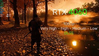 Ghost of Tsushima Rtx 4060 on 1080p All settings