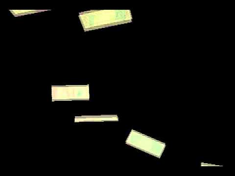 Футаж падающие доллоровые купюры 2